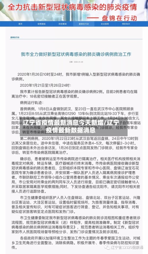 辽宁省疫情最新消息今天新增/辽宁疫情最新数据消息-第3张图片