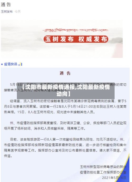 【沈阳市最新疫情通报,沈阳最新疫情动向】-第2张图片