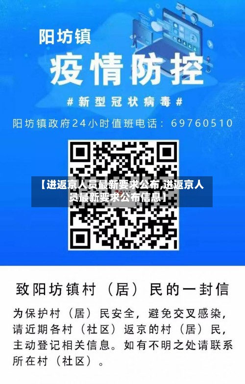 【进返京人员最新要求公布,进返京人员最新要求公布信息】