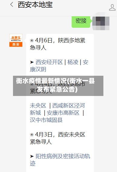 衡水疫情最新情况(衡水一县发布紧急公告)-第3张图片