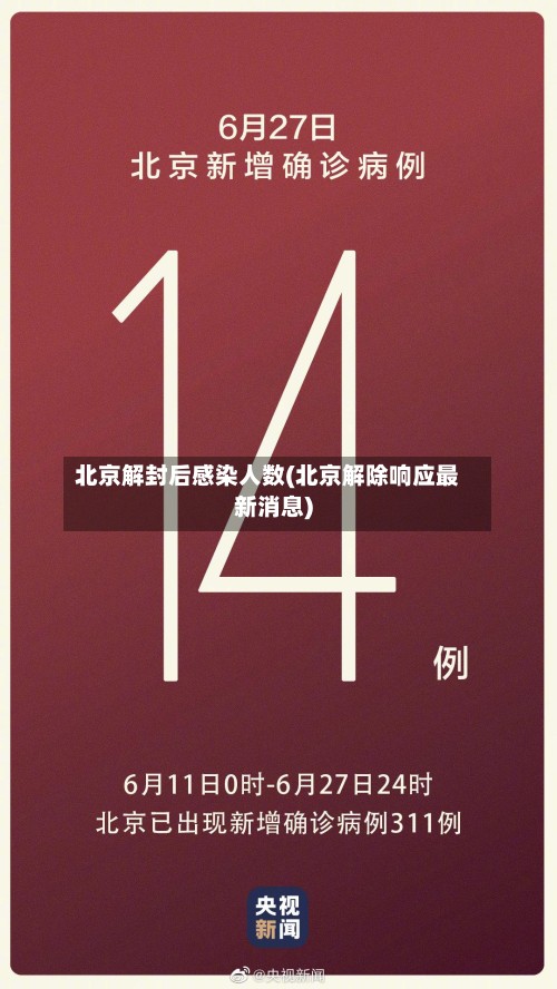 北京解封后感染人数(北京解除响应最新消息)