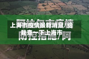 上海市疫情最新消息/给我查一下上海市
