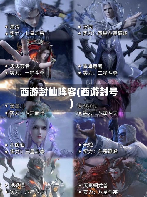 西游封仙阵容(西游封号)-第2张图片