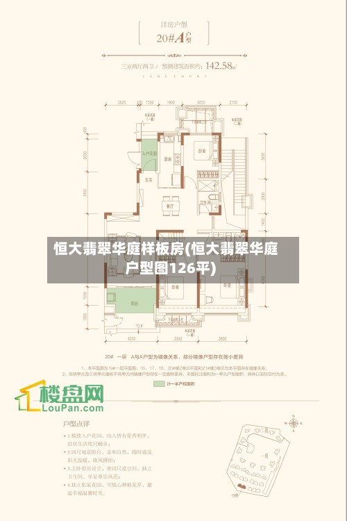 恒大翡翠华庭样板房(恒大翡翠华庭户型图126平)
