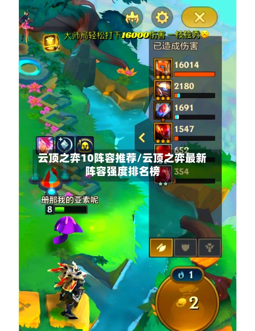 云顶之弈10阵容推荐/云顶之弈最新阵容强度排名榜