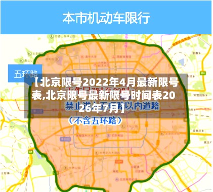 【北京限号2022年4月最新限号表,北京限号最新限号时间表2026年7月】