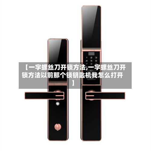 【一字螺丝刀开锁方法,一字螺丝刀开锁方法以前那个锁钥匙机我怎么打开】-第3张图片