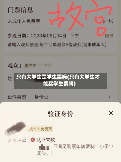 只有大学生是学生票吗(只有大学生才能买学生票吗)