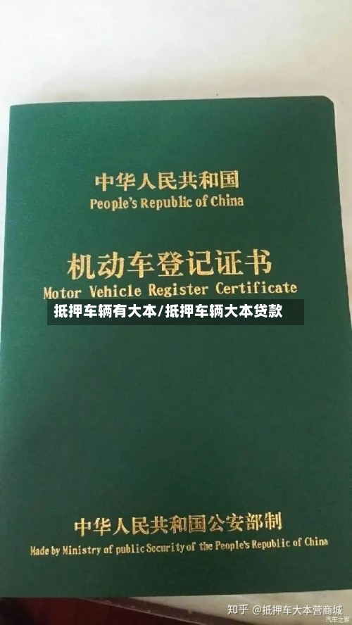 抵押车辆有大本/抵押车辆大本贷款