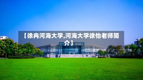 【徐冉河海大学,河海大学徐怡老师简介】