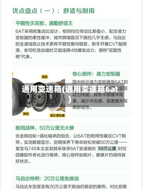 通用变速箱(通用变速箱6at)-第2张图片
