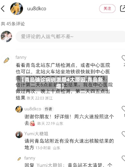 【青岛确诊病例激增4大原因,青岛新增】