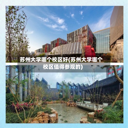 苏州大学哪个校区好(苏州大学哪个校区值得参观的)