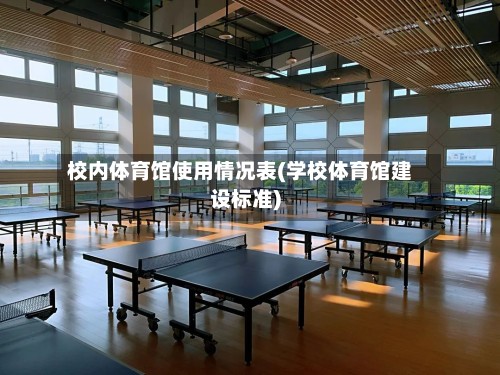 校内体育馆使用情况表(学校体育馆建设标准)