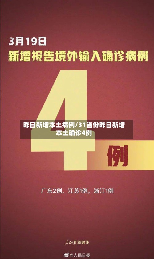 昨日新增本土病例/31省份昨日新增本土确诊4例-第2张图片